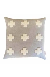 Cotton Tree Punch Needle Naturals Pillow In Grey
