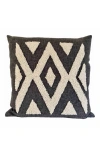 Cotton Tree Punch Needle Pillow In Gray