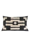 Cotton Tree Punch Needle Pillow- Landscapes Pattern In Charcoal Pattern 3