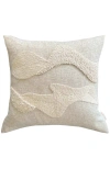 Cotton Tree Punch Needle Pillow- Landscapes Pattern In Natural - Cover Only