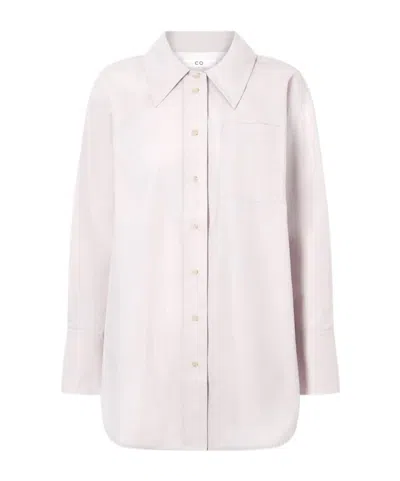 Co Tton-poplin Shirt In White