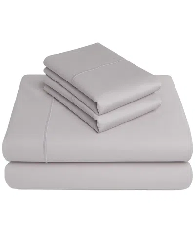 Cottonworks Pima Exclusive 1000 Thread Count Sheet Set Of 4, Queen In Silver
