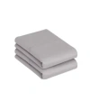 Cottonworks Pima Cotton Exclusive 1000 Thread Count Pillowcases In Silver