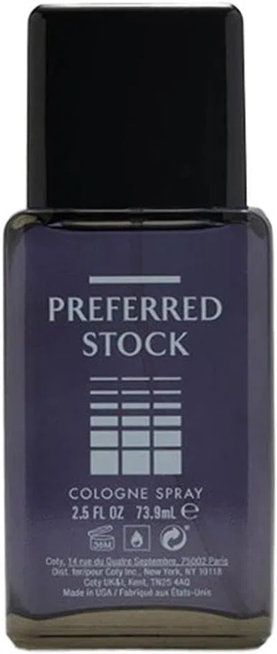 Coty Men's Preferred Stock Edc Spray 2.5 oz Fragrances 810023672906 In Transparent