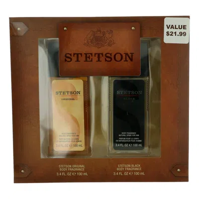 Coty Stetson By Stetson, 2 Piece Gift Set For Men In Transparent