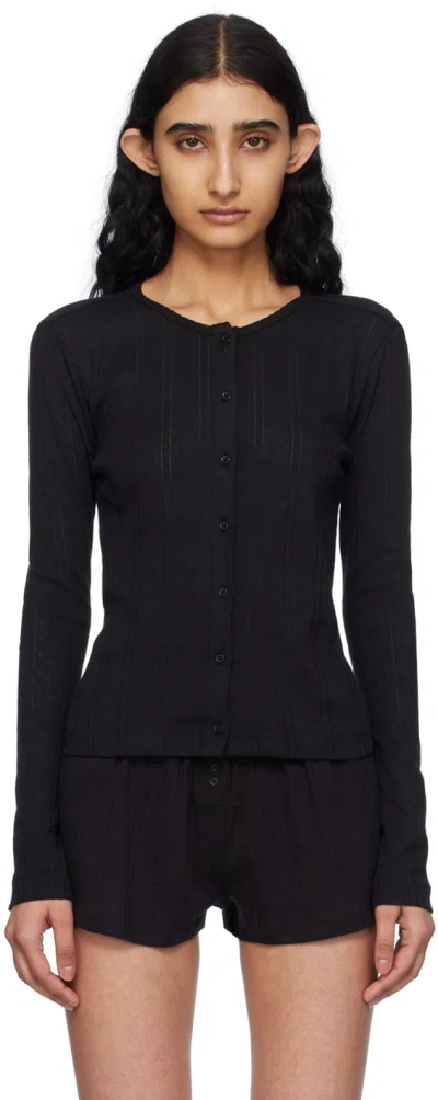 Cou Cou Black 'the Cardigan' Cardigan