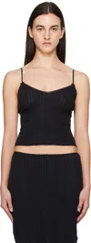 Cou Cou Black 'the Long Cami' Camisole In 002 Black