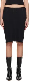 Cou Cou Black 'the Slip' Midi Skirt In 002 Black