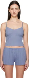 Cou Cou Blue 'the Long' Camisole In French Blue