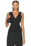 Cou Cou Intimates For Fwrd The Iris Tank Top In Black