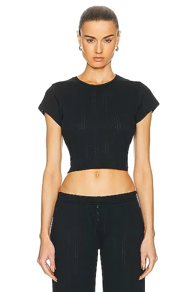 Cou Cou Intimates The Baby Tee In Black
