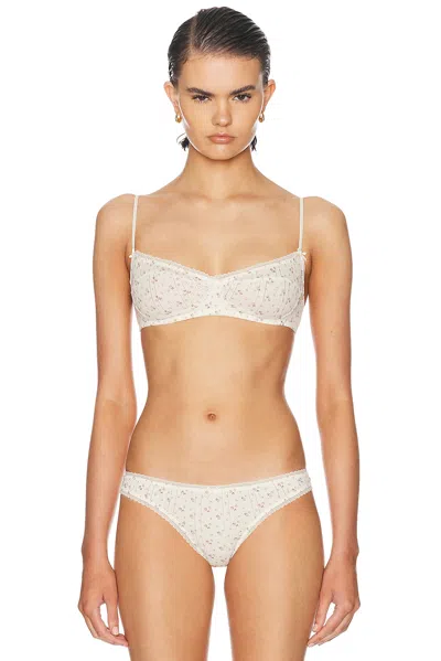 Cou Cou Intimates The Balconette Bra In White