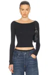 Cou Cou Intimates The Bateau Top In Black