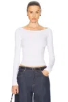 Cou Cou Intimates The Bateau Top In White