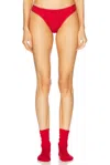 Cou Cou Intimates The High Rise Brief In Cherry Red