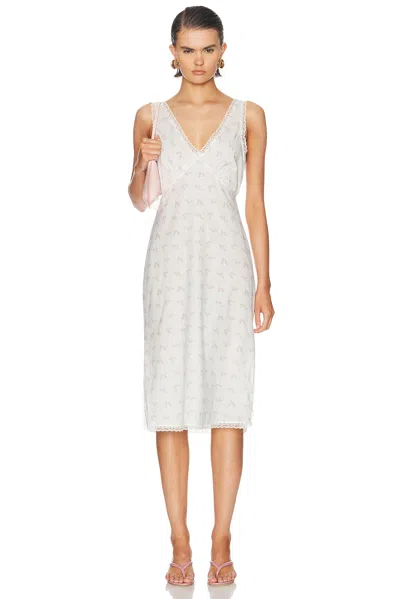 Cou Cou Intimates The Iris Slip Dress In White