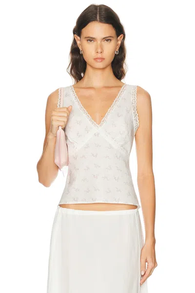 Cou Cou Intimates The Iris Tank Top In French Blossom