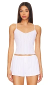 Cou Cou Intimates The Long Cami Top In White