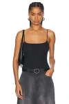 Cou Cou Intimates Womens 2black The Bodysuit Pointelle Organic-cotton Body In Black