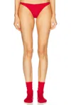Cou Cou Intimates The Thong In Cherry Red