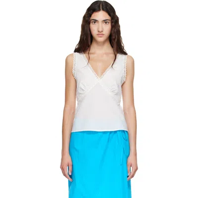 Cou Cou Off-white 'the Iris' Tank Top