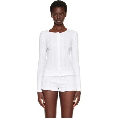 Cou Cou White 'the Cardigan' Cardigan