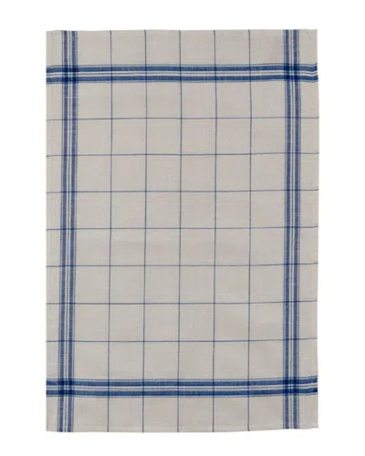 Coucke Set Of 2 Checker Tea Towels In Neutral