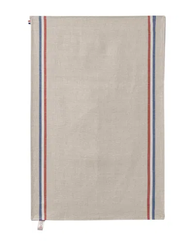 Coucke Set Of 2 French Flag Tea Towels In Neutral