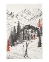 COUCKE COUCKE SET OF 2 MOUNTAIN CABIN TEA TOWELS