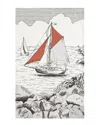 Coucke Set Of 2 Sailboat Tea Towels