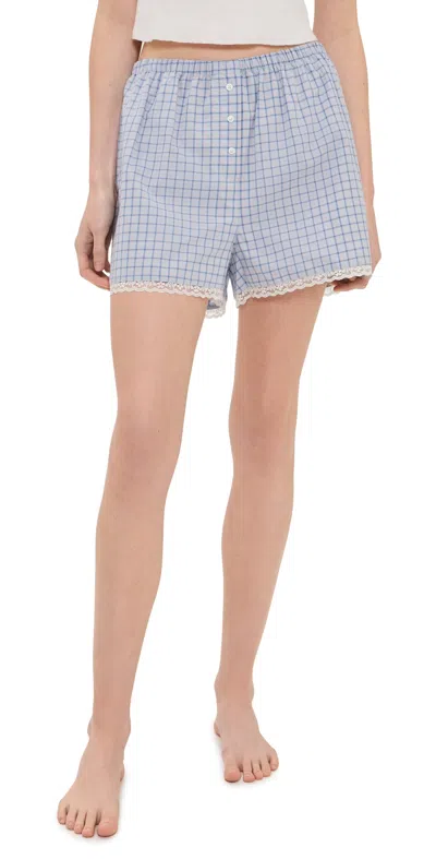 Coucou The Boxer Shorts Blue Check