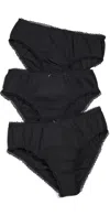 Coucou The Cozy Briefs 3 Pack Black In Black