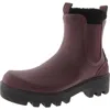 Cougar Ignite Womens Faux Fur Lined Ankle Rain Boots In Red
