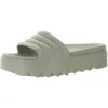 Cougar Pool Party Womens Two Tone Open Toe Pool Slides In Grey