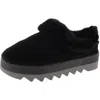Cougar Pronya Womens Suede Comfort Slip-on Sneakers In Black Suede