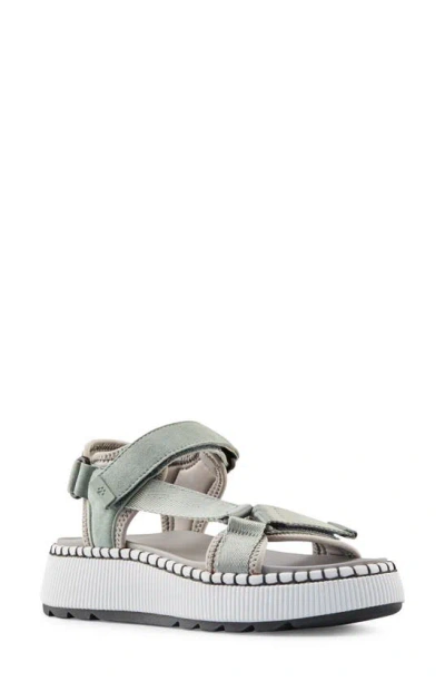 Cougar Spray Water Resistant Platform Sandal In Jade