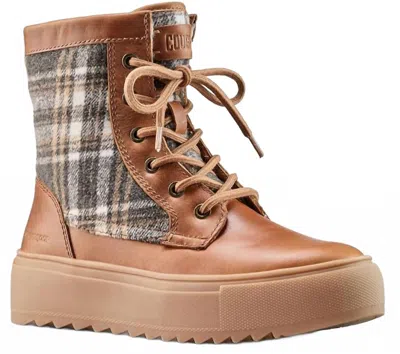 Cougar Women's Apex Lace-up Boot In Butternut In Brown