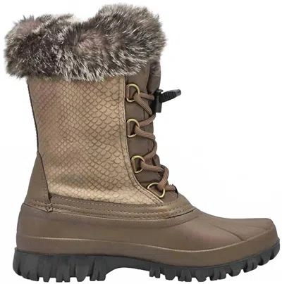 Cougar Women's Carson Bootie In Taupe In Brown