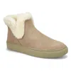 Cougar Duffy Faux Fur Trim Waterproof Bootie In Mushroom