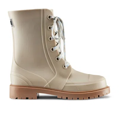 Cougar Women's Madrid Rubber Mid Rain Boot In Dove In Neutral