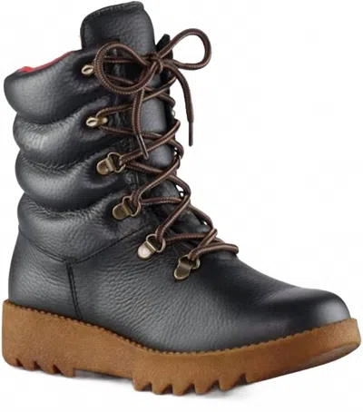 Cougar Women's Original Waterproof Boot In Black Leather