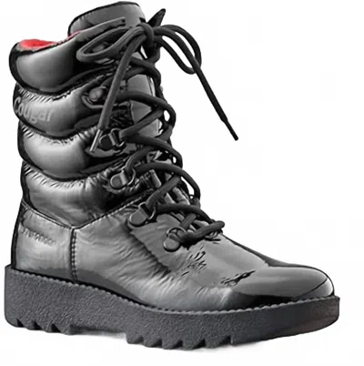 Cougar Women's Patent Boot In Black