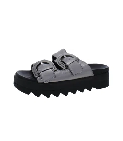 Cougar Women's Pepa Sandals In Metallic Silver In Black