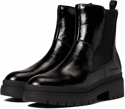 Cougar Women's Swinton Crinkle Patent Leather Boots In Black