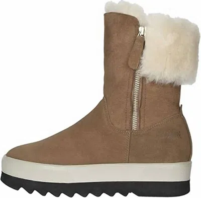 Cougar Women's Vera Leather Waterproof Shearling Boots In Hazel In Brown