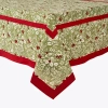 Couleur Nature Baies De Houx Tablecloth In Red