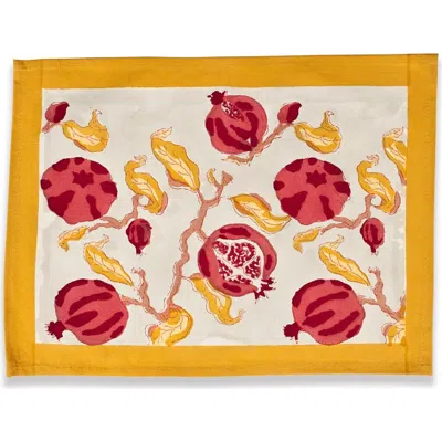 Couleur Nature Pomegranate Mats In Multi
