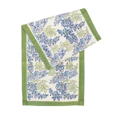 Couleur Nature Wisteria Runner In Green