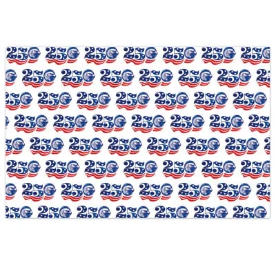Counterart Celebrate 250 Years 24 Sheet Premium Paper Stock Placemats In Red