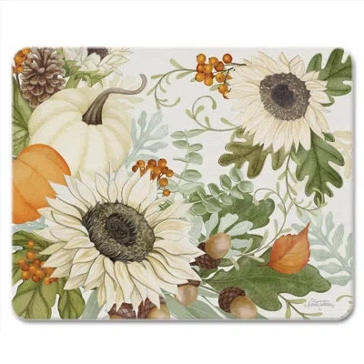 Counterart Farmhouse Fall Tempered Glass Cutting Board